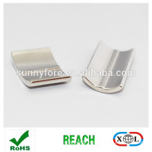 arc shape n50 neodymium magnet for motor